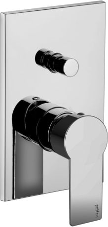 Przejdź do produktu Bateria prysznicowa podtynkowa 2-drożna 12x19 cm Paffoni Tango TA015CR chrom