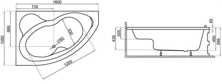 wanna Polimat Standard rys. tech.