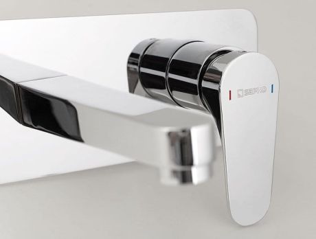 Przejdź do produktu Bateria umywalkowa podtynkowa z wylewką 18 cm kompletna Sapho Corneli CE08 chrom