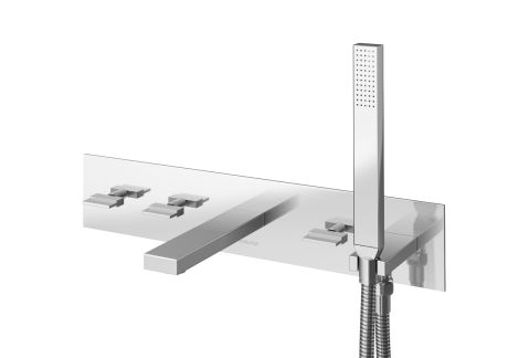 Przejdź do produktu Bateria wannowa podtynkowa Kohlman Excelent QW269H chrom