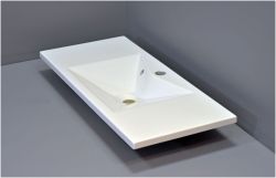 Umywalka naszafkowa konglomeratowa 110x40 cm Cross 110