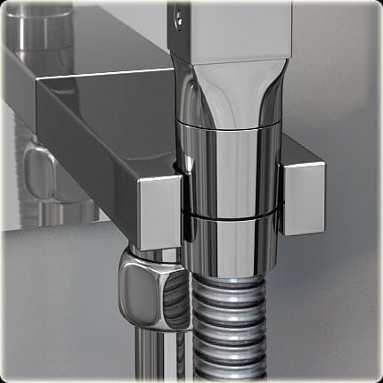Bateria bidetowa bidetka Kohlman Axis QW135N chrom