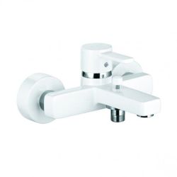 Bateria wannowo - natryskowa biała Kludi Zenta 386709175