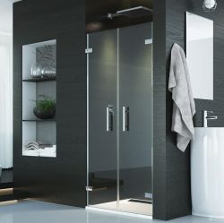 Drzwi prysznicowe 2-częściowe otwierane na zewnątrz SanSwiss Pur PUR2SM11007