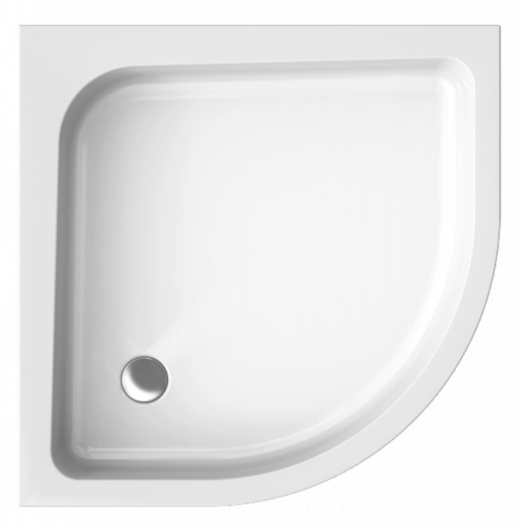 Brodzik półokrągły 90x90 cm Polimat Pako 00091 