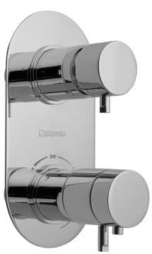 Przejdź do produktu Bateria prysznicowa podtynkowa 2-drożna z obrotowym przełącznikiem Sapho Rhapsody 5585T chrom