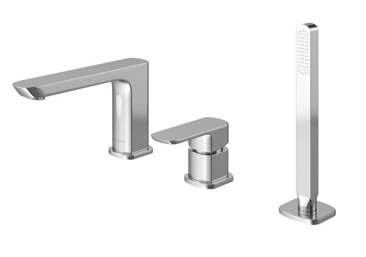  Bateria wannowa 3-otworowa Kohlman Foxal QB241F chrom
