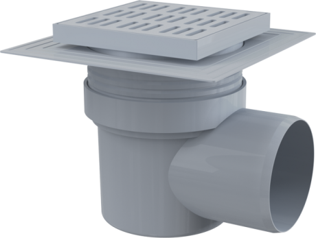 Przejdź do produktu Kratka ściekowa plastikowa 15x15 cm odpływ boczny Alcaplast APV10