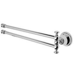 Akcesoria łazienkowe wieszak dwuramienny 49 cm Gedy Allpe Harmony HA013 chrom