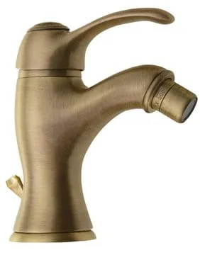 Bateria bidetowa Retro z korkiem Sapho Kirke KI03B bronzo