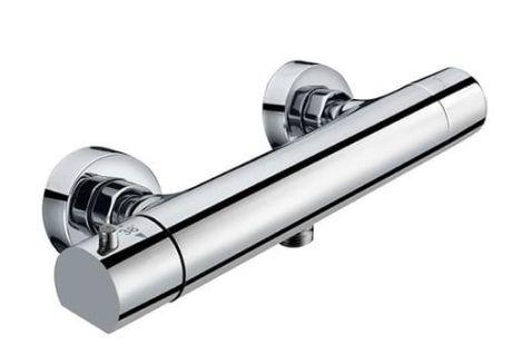 Przejdź do produktu Bateria prysznicowa termostatyczna ścienna Sapho Kimura KU245 chrom