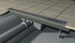 Przejdź do produktu Odpływ liniowy 120 cm z rusztem HOPE Alcaplast APZ1-1150L+HOPE-1150L stal połysk