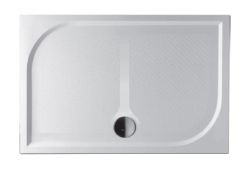 Brodzik marmurowy płaski 140x90 cm Riho Kolping D004010005 biały