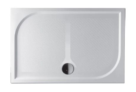 Przejdź do produktu Brodzik marmurowy płaski 140x90 cm Riho Kolping D004010005 biały