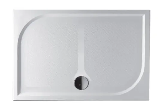 Brodzik marmurowy płaski 140x90 cm Riho Kolping D004010005 biały