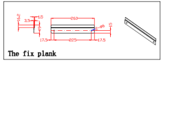 Pisuar stalowy Makoinstal SU20 rys. tech.
