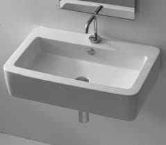 Przejdź do produktu Umywalka podwieszana 70x43 cm Kerasan Ego 325001