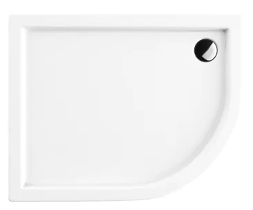 Brodzik półokrągły 100x80x14cm Schedpol Competia 3.0172 R55 prawy
