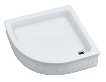 Brodzik półokrągły 80x80x26cm Schedpol Grawello 3.015 R55