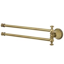 Akcesoria łazienkowe wieszak dwuramienny 49 cm Gedy Allpe Harmony HA013 bronzo
