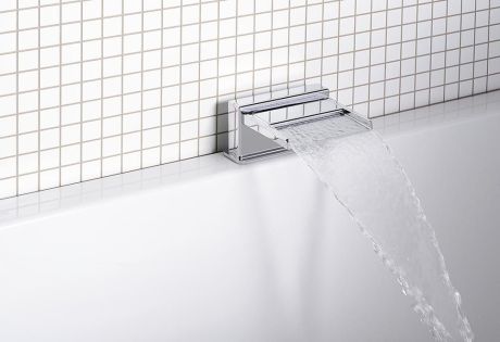 Przejdź do produktu Wylewka kaskadowa na brzeg wanny Sapho 5107 chrom