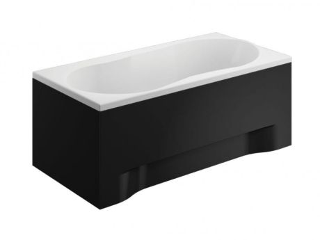 Przejdź do produktu Obudowa do wanny czarna 180x80 cm Polimat 00864+00866 czarny mat