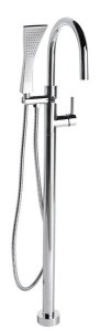 Bateria wannowa wolnostojąca 105 cm kompletna Sapho Rhapsody R5021 chrom