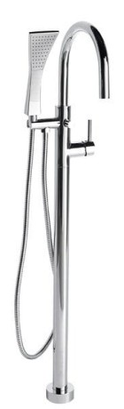 Przejdź do produktu Bateria wannowa wolnostojąca 105 cm kompletna Sapho Rhapsody R5021 chrom
