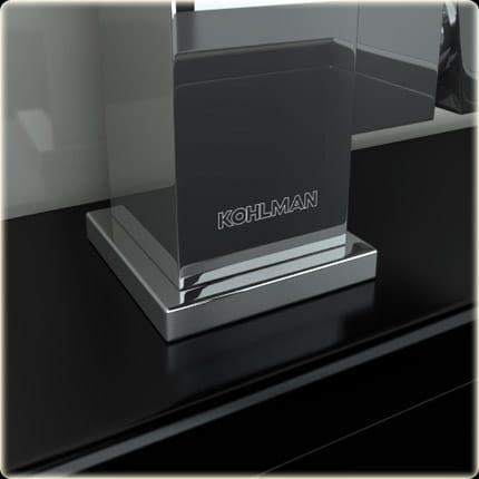 Bateria umywalkowa wysoka Kohlman Axis QB150N chrom