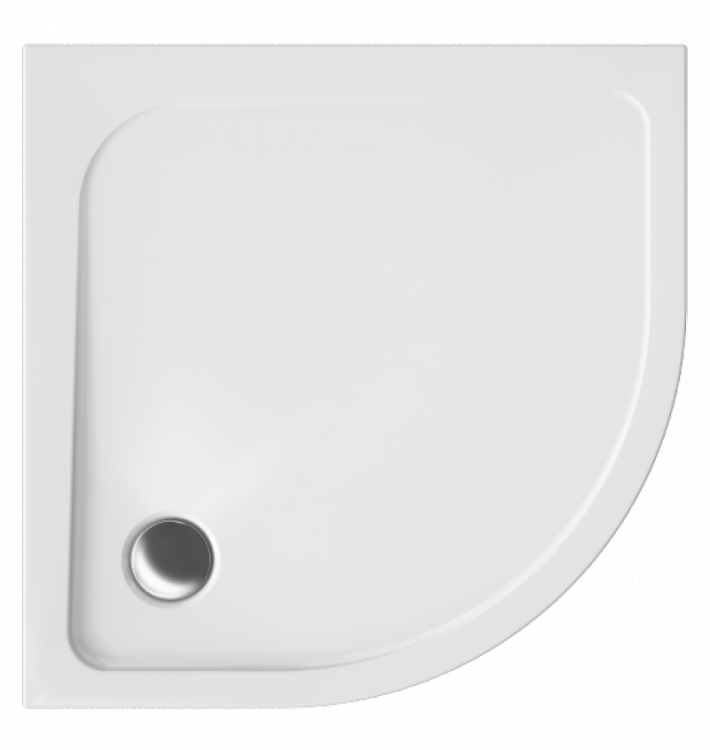 Brodzik półokrągły 80x80 cm Polimat Pako 00111 