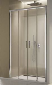 Drzwi prysznicowe czteroczęściowe 120 cm SanSwiss Top-Line S TLS4