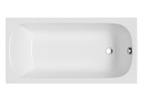 Przejdź do produktu Wanna prostokątna akrylowa z niskim rantem 140x70 cm Polimat Classic Slim 00285 biały