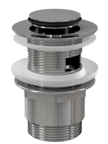Przejdź do produktu Spust umywalki klik-klak 5/4'' metalowy, z przelewem Alcaplast, A39