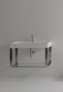 Kerasan Cento zawieszany stelaż do umywalki 140x45 cm chrom 9128K1