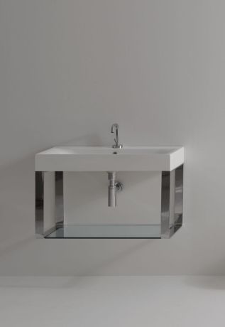 Przejdź do produktu Kerasan Cento zawieszany stelaż do umywalki 140x45 cm chrom 9128K1