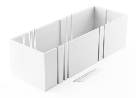 Przejdź do produktu Nośnik do wanny prostokątnej 200x80x64,5 cm Schedpol 1.032 200cm