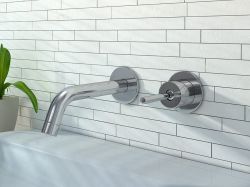 Bateria umywalkowa podtynkowa Kohlman Maxima QB180M chrom