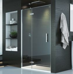 Drzwi prysznicowe 120 cm otwierane na zewnątrz SanSwiss Pur PU13G1201007