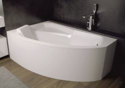 Wanna asymetryczna 130x85 cm Besco Rima 130 lewa