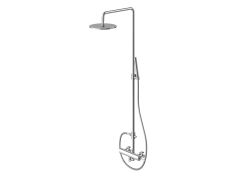 Kolumna prysznicowa z okrągłą deszczownicą 20 cm Kohlman Maxima QW276M chrom