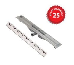 Odpływ liniowy niski 80 cm Alcaplast APZ101 z rusztem Hope APZ101-750+HOPE-750 