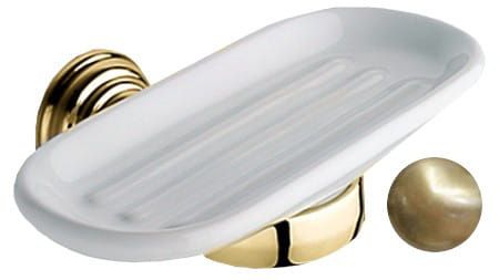 Mydelniczka ceramiczna długa w stylu Retro B&A Canova CA132 bronzo