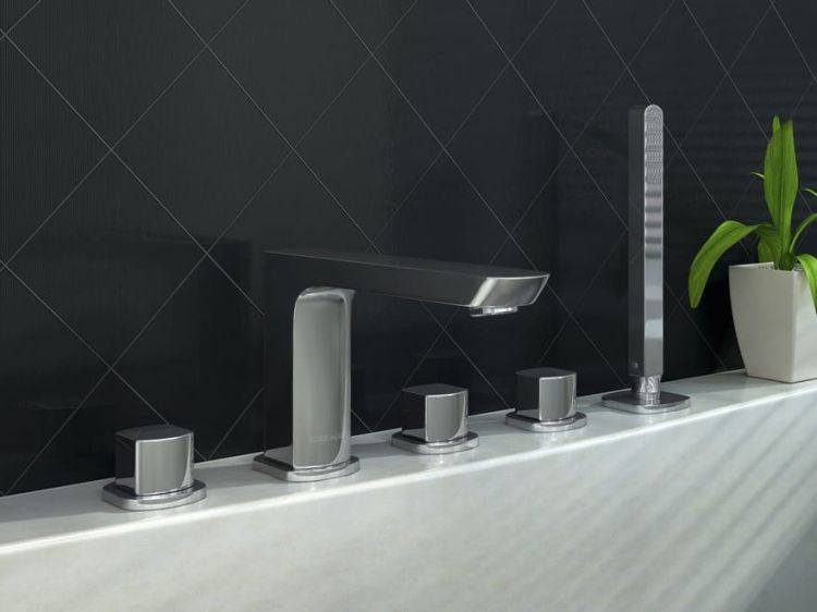  Bateria wannowa 5-otworowa Kohlman Foxal QB242F chrom