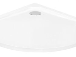 Brodzik półokrągły płaski 90x90x2 cm Asco Ultraslim 90