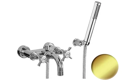 Bateria wannowa retro Giulini G5 7901 złoty
