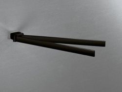 wieszak dwuramienny czarny Gedy Lounge