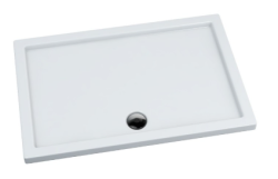 Brodzik prostokątny 80x120x5cm Schedpol Corrina 3.069