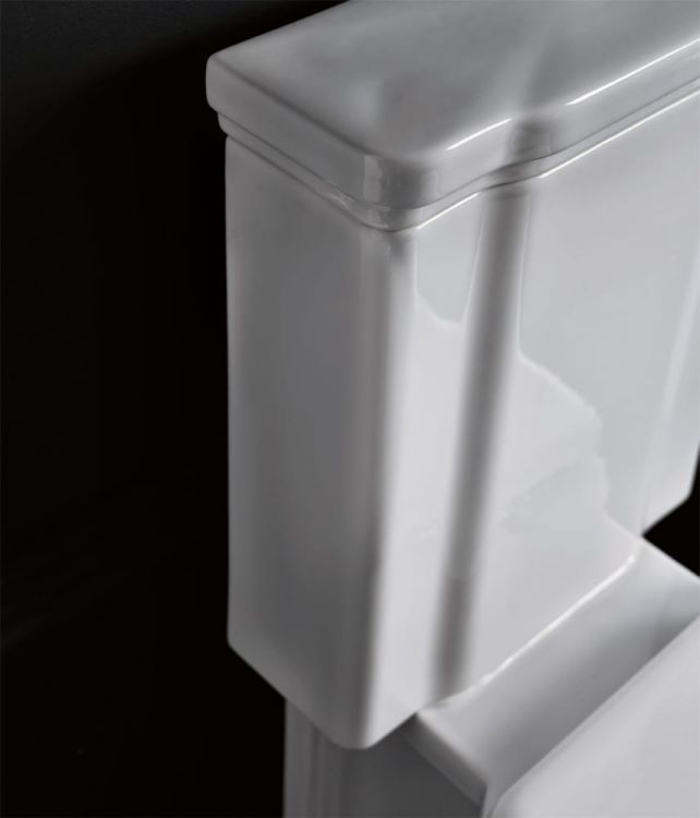 Kerasan Waldorf miska stojąca WC z mechanizmem spłukującym 411701+418101+750990