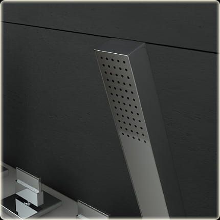 Przejdź do produktu Bateria wannowa 5-otworowa Kohlman Axis QB262N chrom