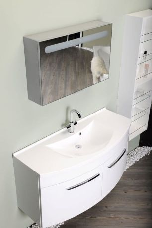 Przejdź do produktu Umywalka naszafkowa 120x51 cm Sapho Aras 91211
